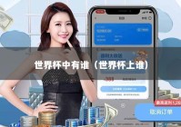 世界杯中有谁（世界杯上谁）