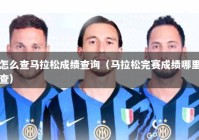怎么查马拉松成绩查询（马拉松完赛成绩哪里查）