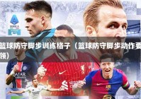 篮球防守脚步训练格子（篮球防守脚步动作要领）