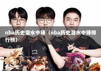 nba历史潜水中锋（nba历史潜水中锋排行榜）