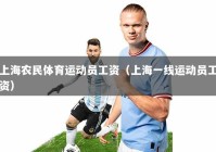上海农民体育运动员工资（上海一线运动员工资）